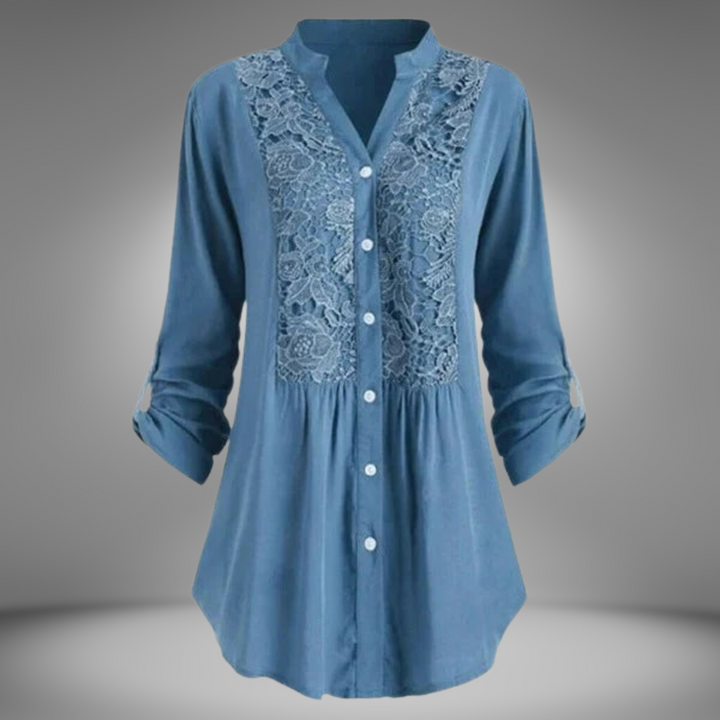 HARRIETT / PUFF-SLEEVE BLOUSE