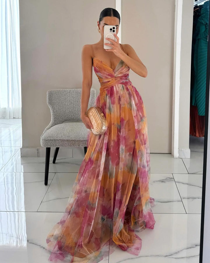 CAROLINA / FLORAL MAXI DRESS