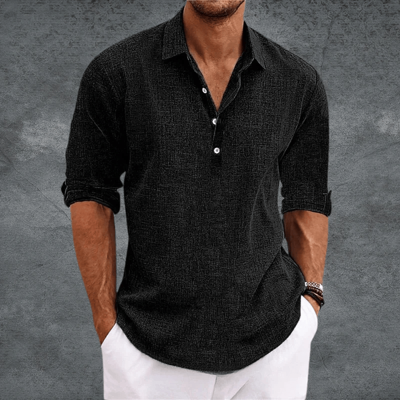 ELIJAH / LONG SLEEVE PULLOVER SHIRT