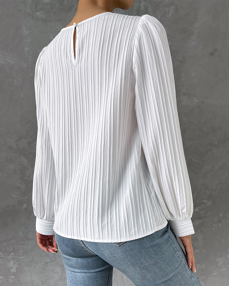 MAIKA / PLEATED BLOUSE