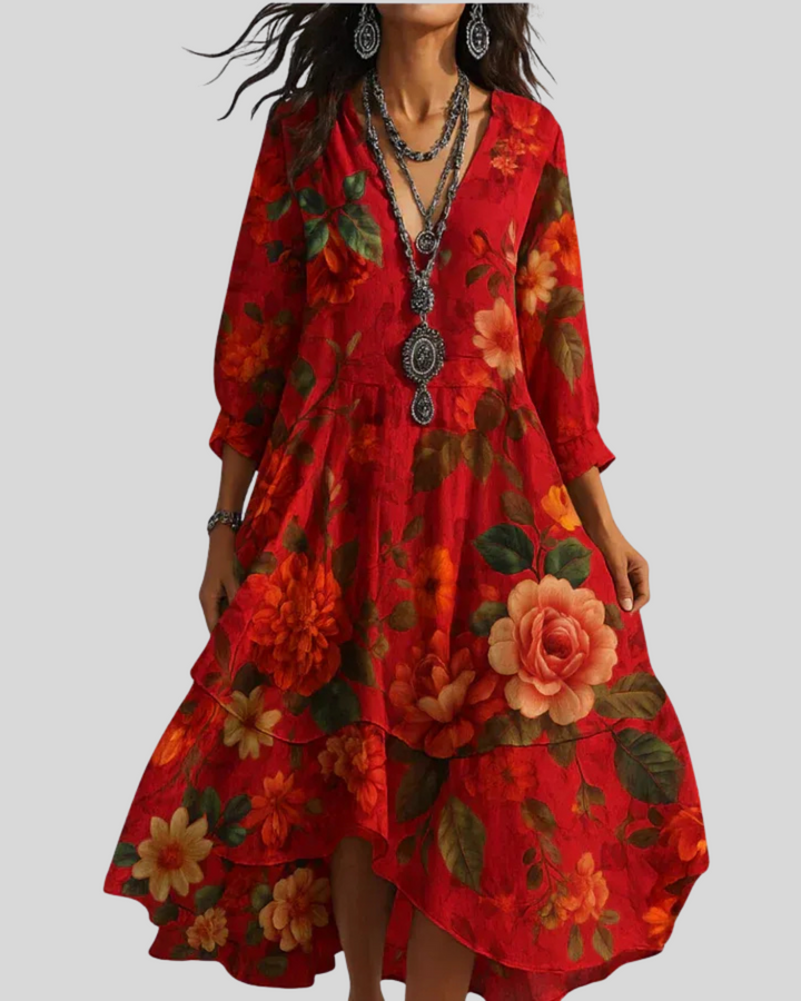 DANA / HIGH-LOW DRESS