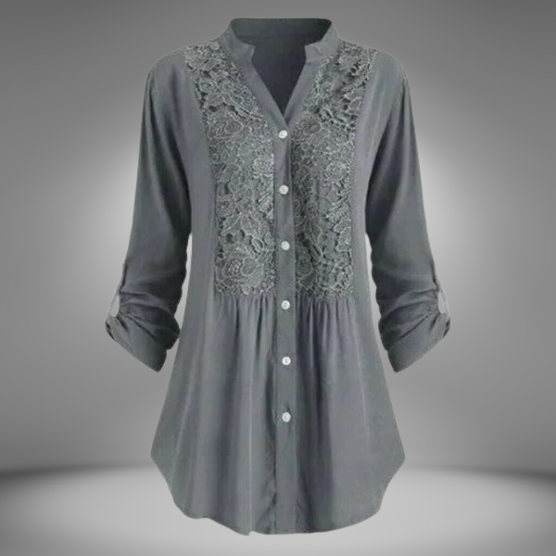 HARRIETT / PUFF-SLEEVE BLOUSE