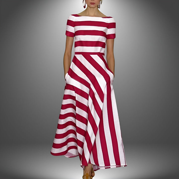 KAMI / STRIPED MAXI DRESS