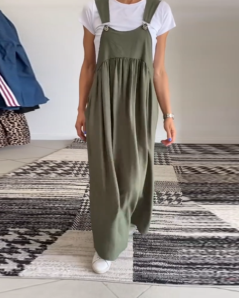 ZIDNEY / SLEEVELESS JUMPSUIT