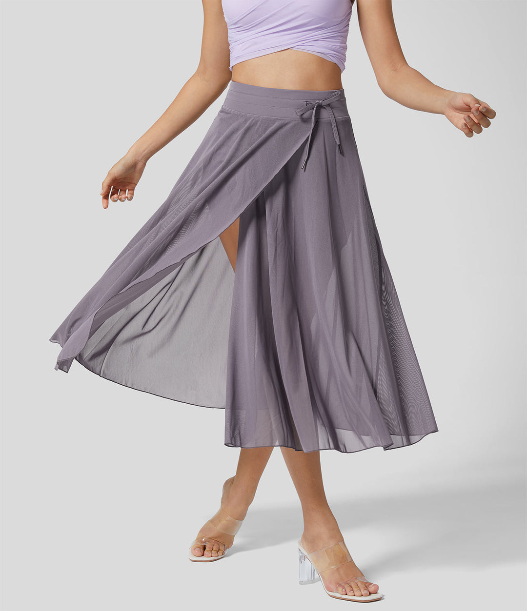 GINNY / DAY-TO-NIGHT MIDI SKIRT