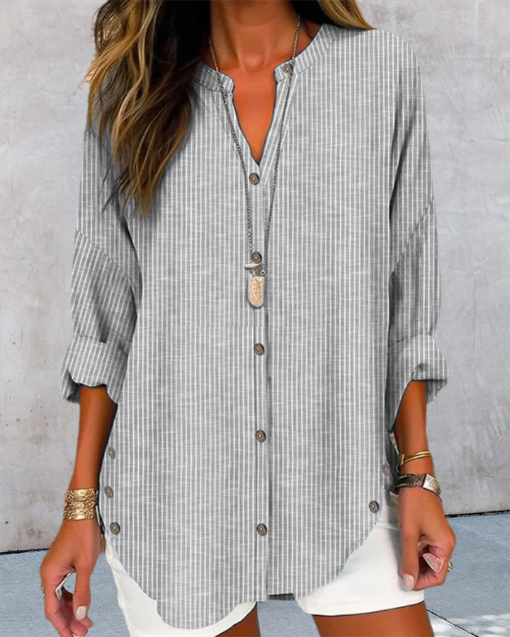 BONNIE / STRIPED OVERSIZED BLOUSE