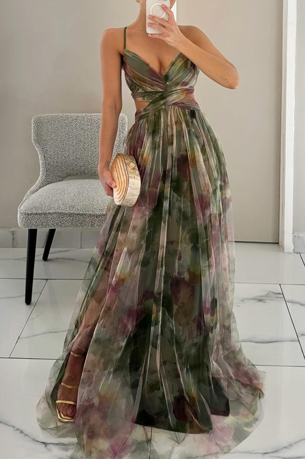 CAROLINA / FLORAL MAXI DRESS