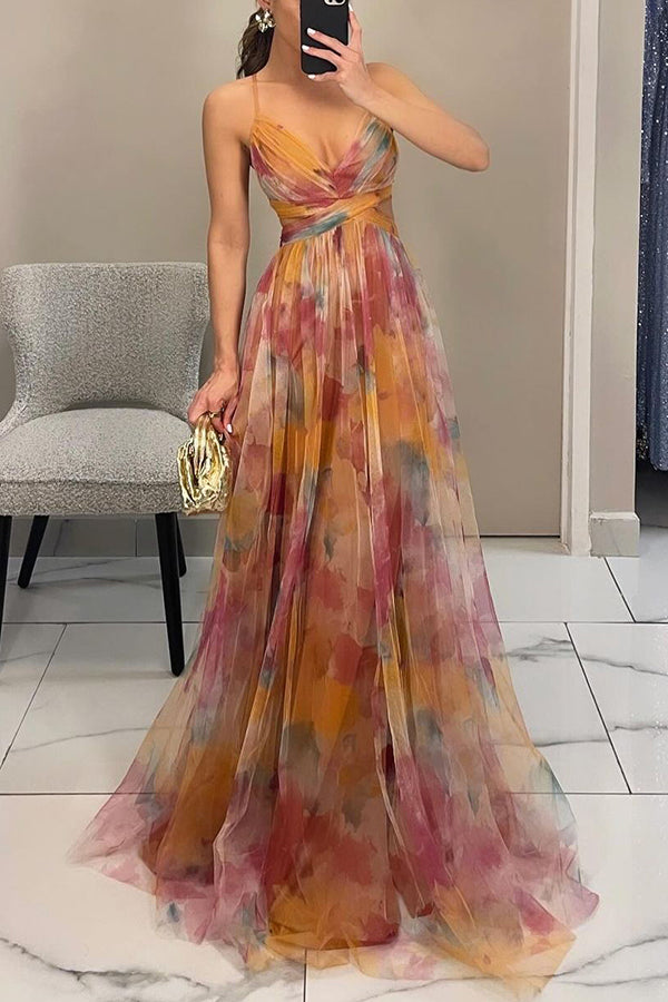 CAROLINA / FLORAL MAXI DRESS