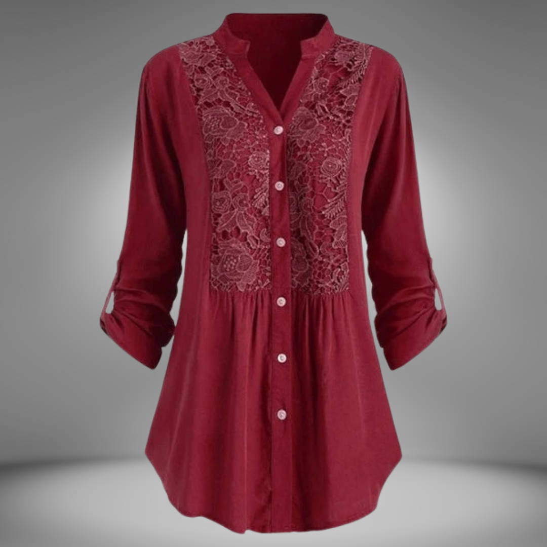 HARRIETT / PUFF-SLEEVE BLOUSE