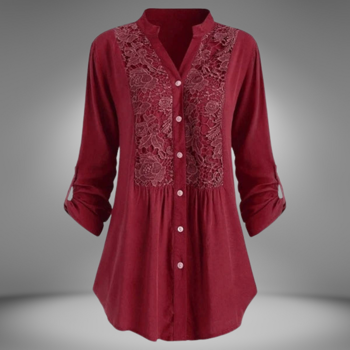 HARRIETT / PUFF-SLEEVE BLOUSE