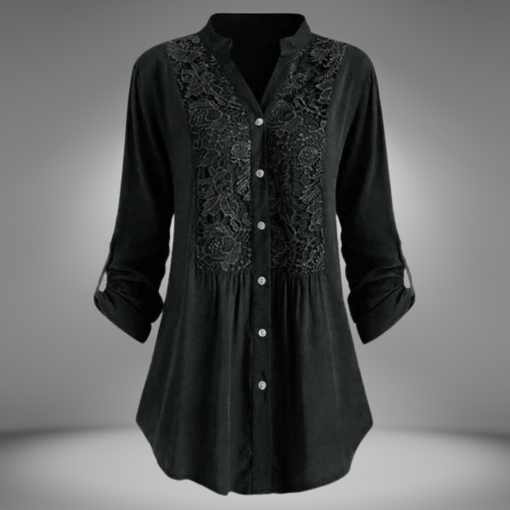 HARRIETT / PUFF-SLEEVE BLOUSE