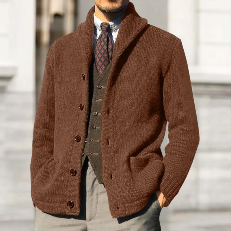 CHESTER / STYLISH BUTTONED CARDIGAN