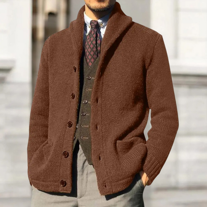 CHESTER / STYLISH BUTTONED CARDIGAN
