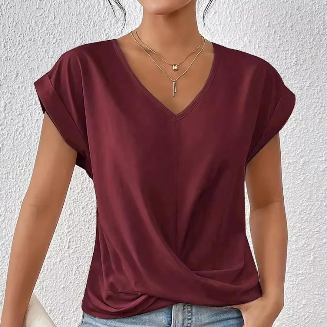 KELLY / V-NECK TOP