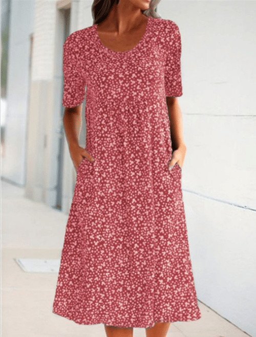 SERENA / FLORAL MIDI DRESS