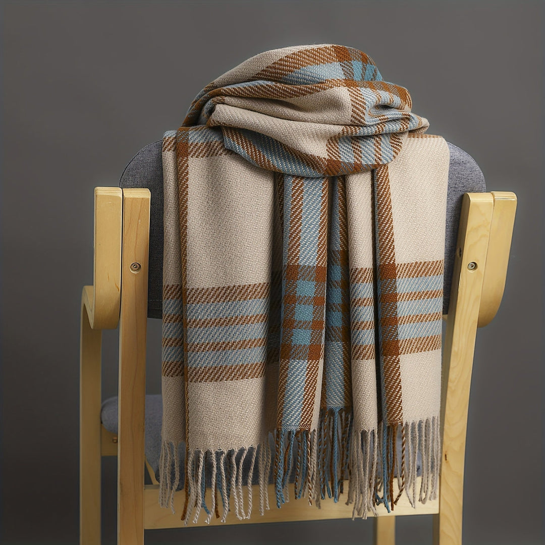 ELLIS / ELEGANT PLAID SCARF