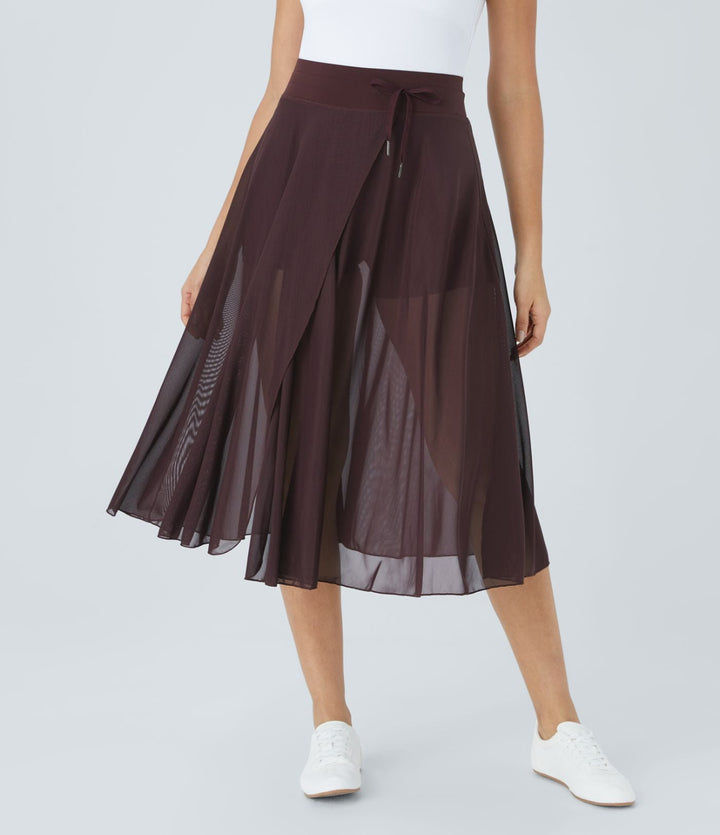 GINNY / DAY-TO-NIGHT MIDI SKIRT