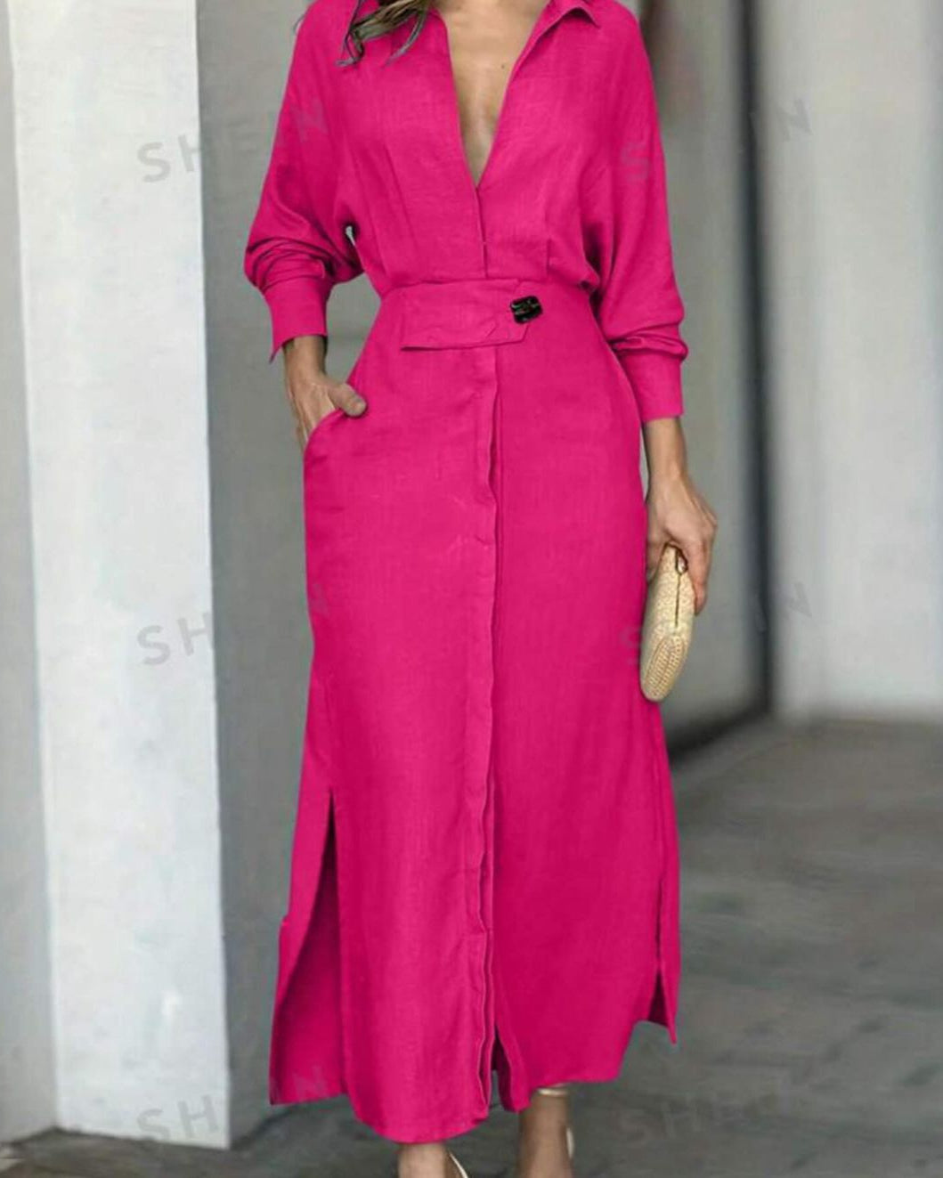 FATIMA / RELAXED FIT MAXI DRESS