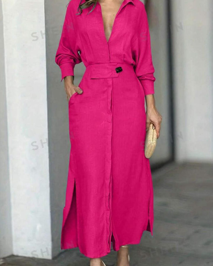 FATIMA / RELAXED FIT MAXI DRESS