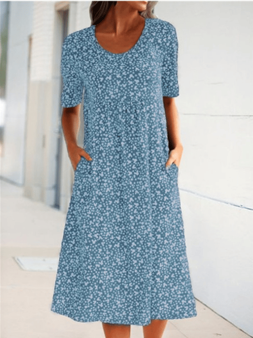 SERENA / FLORAL MIDI DRESS