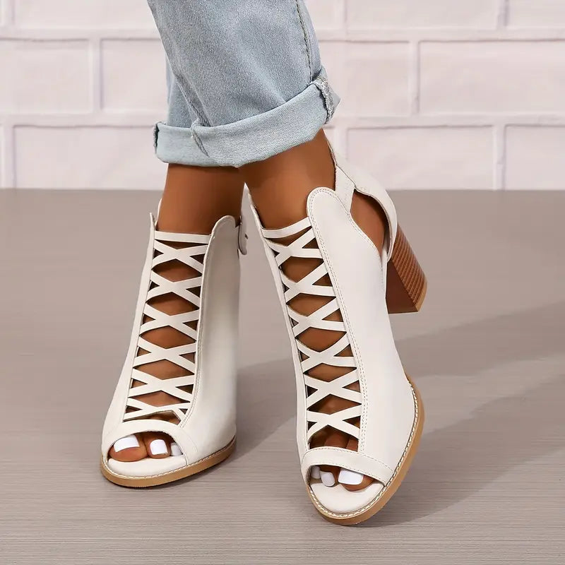 CHERRY / HEEL SANDALS