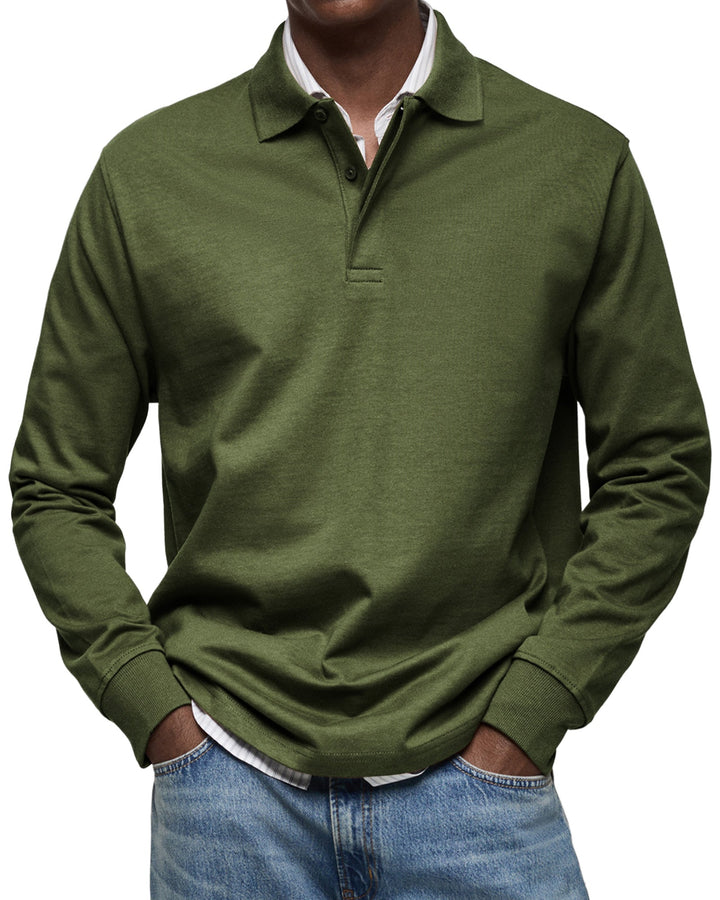 ALDER / LONG-SLEEVE POLO