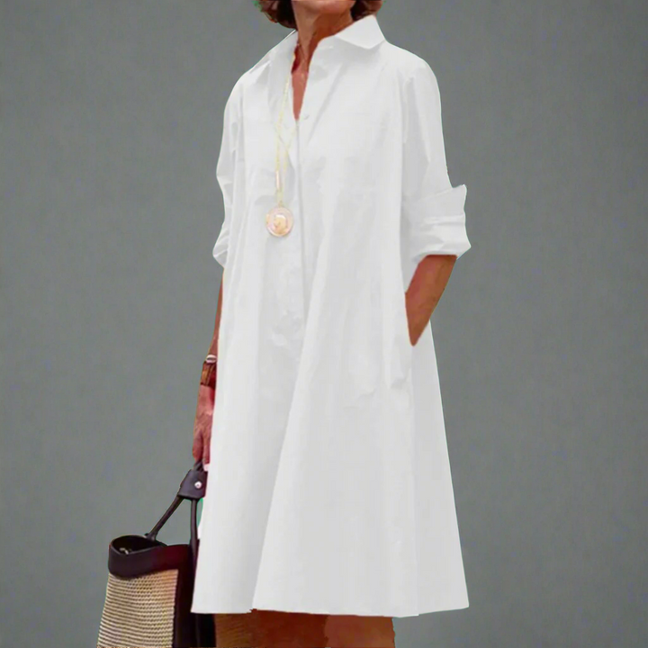 FELICIA / MID-SLEEVE DRESS