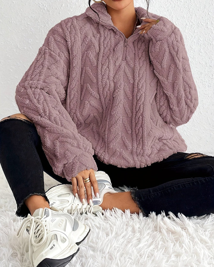 WILLOW / CLASSY QUARTER-ZIP JUMPER