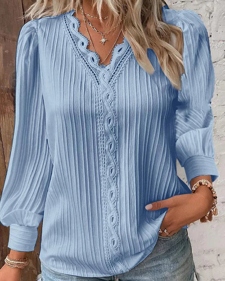 AMELIE / VINTAGE STYLE CHIFFON BLOUSE