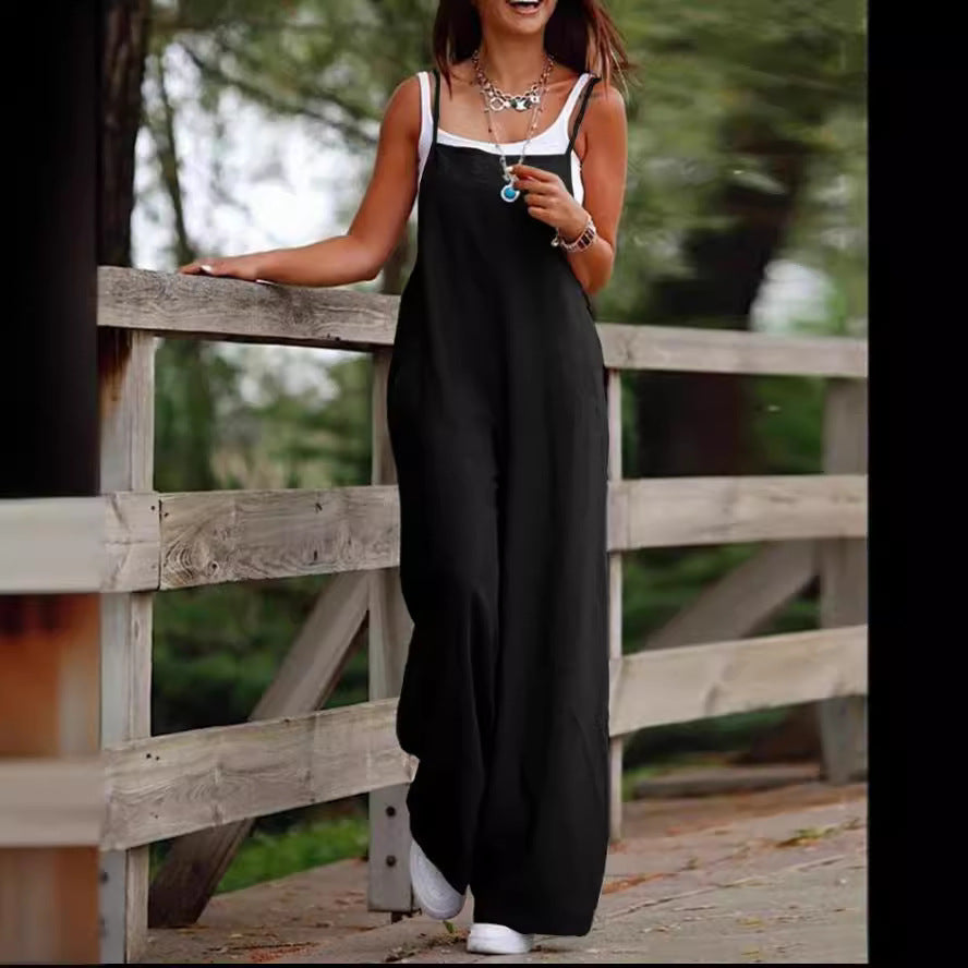 ROSE / SLEEVELESS JUMPSUIT