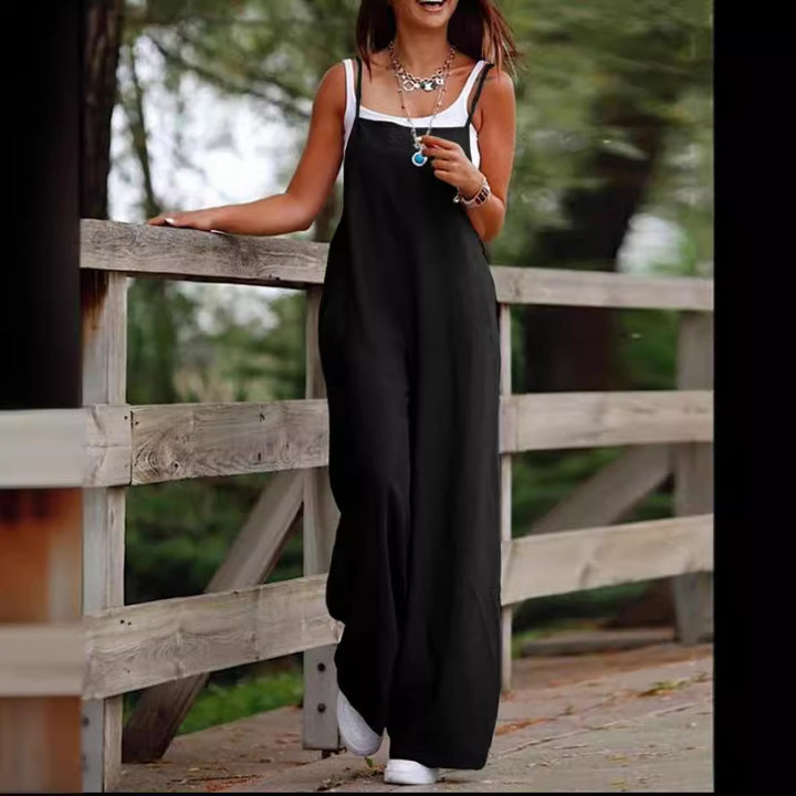 ROSE / SLEEVELESS JUMPSUIT