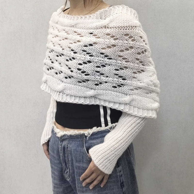 CATHERINE / SCARF JUMPER