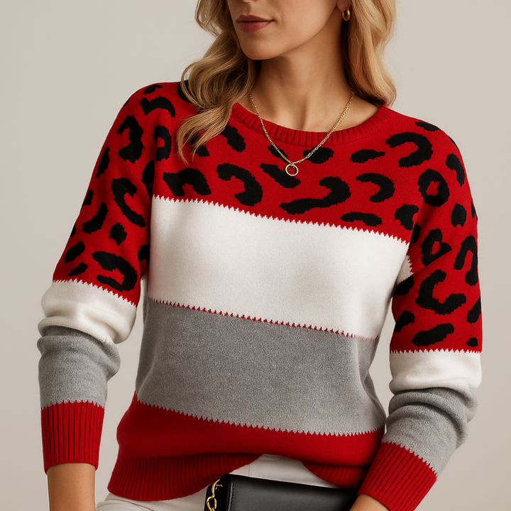 GABRIANA / LEOPARD JUMPER
