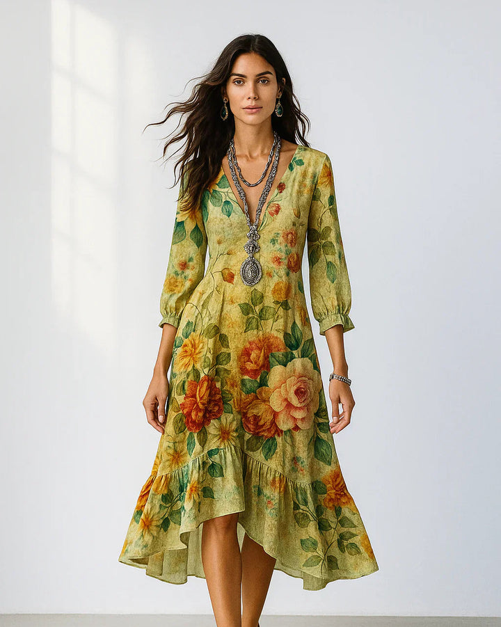 DANA / HIGH-LOW DRESS