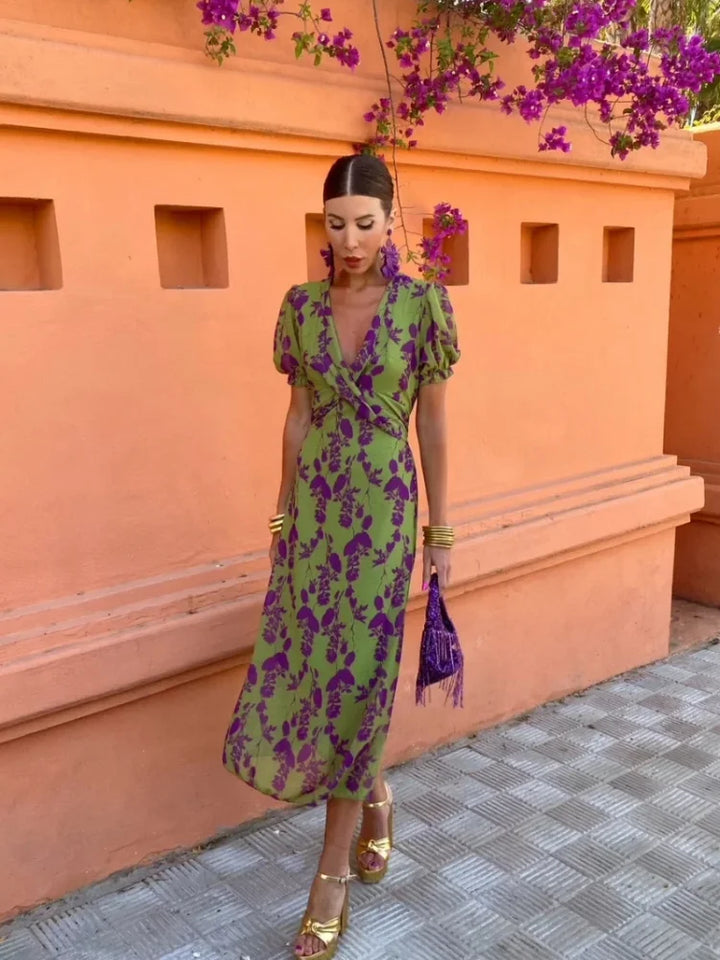 RAVELLA / CHIC FLORAL DRESS