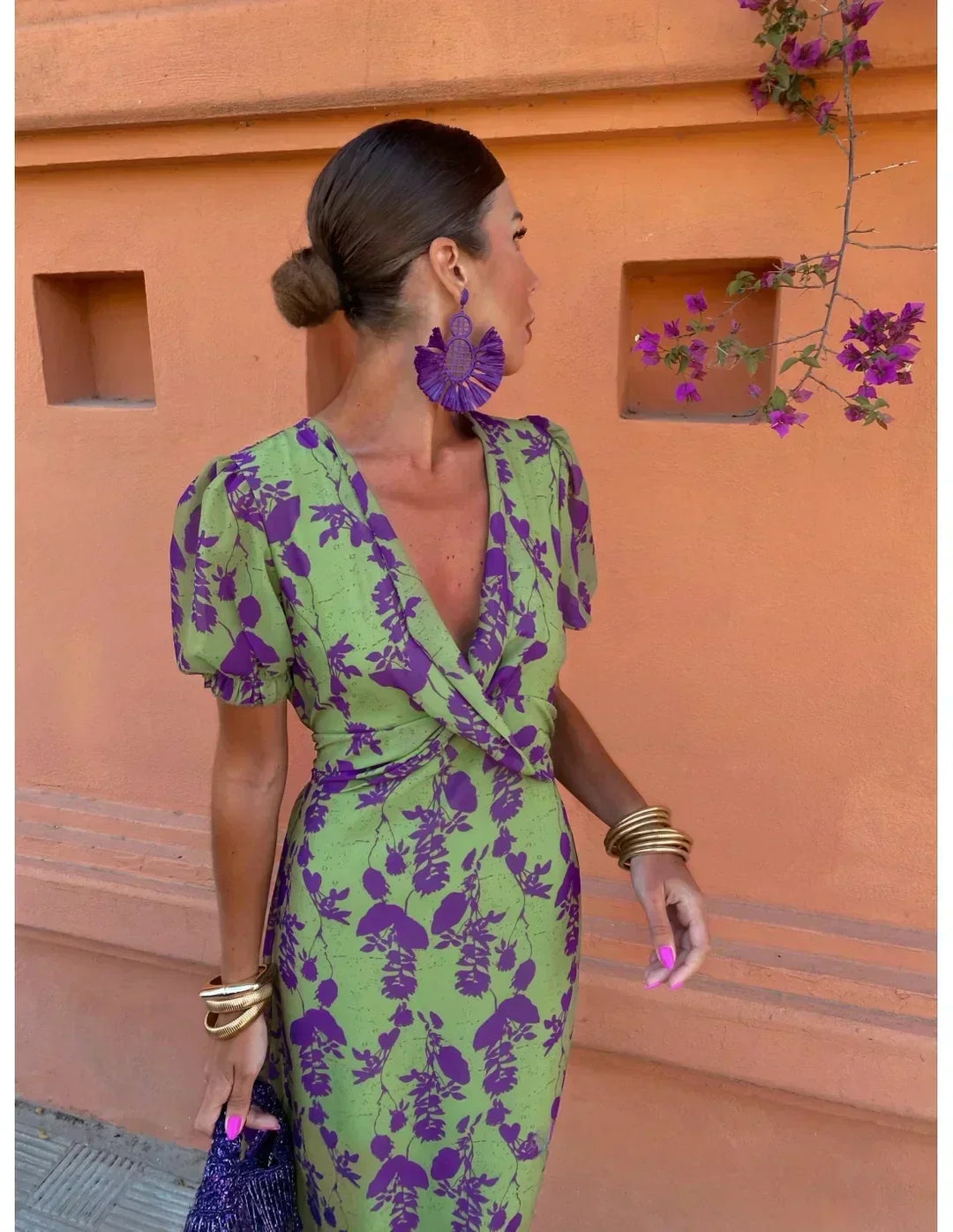 RAVELLA / CHIC FLORAL DRESS