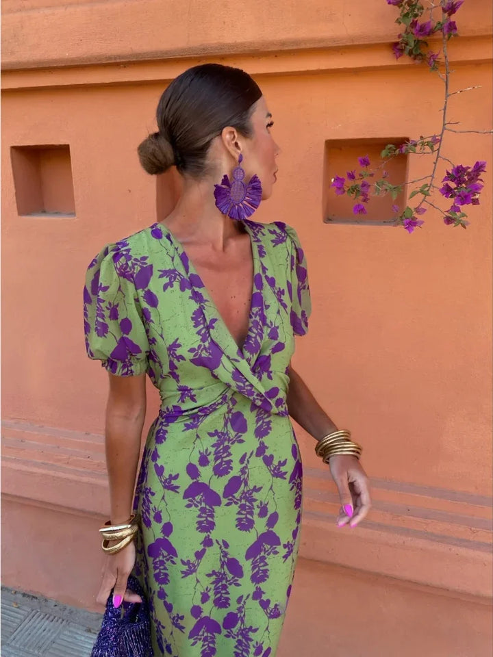 RAVELLA / CHIC FLORAL DRESS