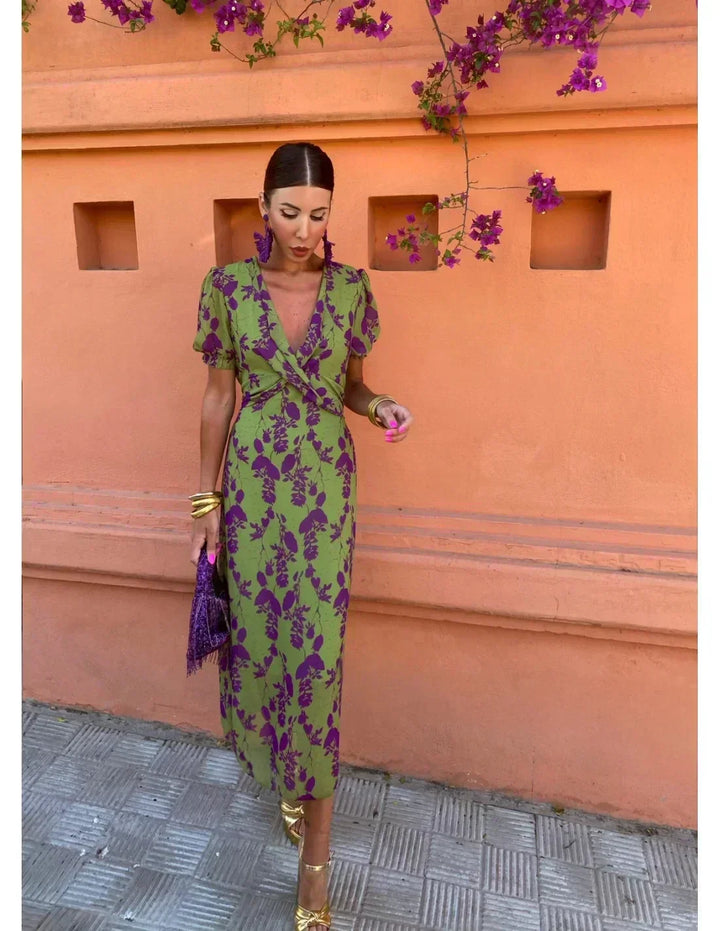 RAVELLA / CHIC FLORAL DRESS