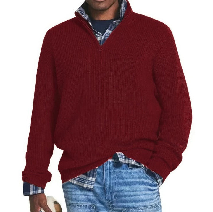 SILAS / STYLISH ZIP-UP JUMPER