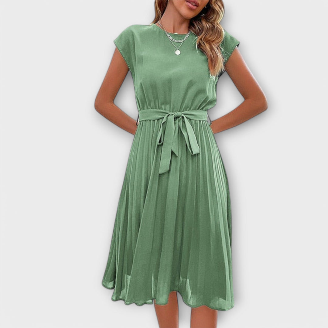 KATHLEEN / CLASSIC BELTED MIDI