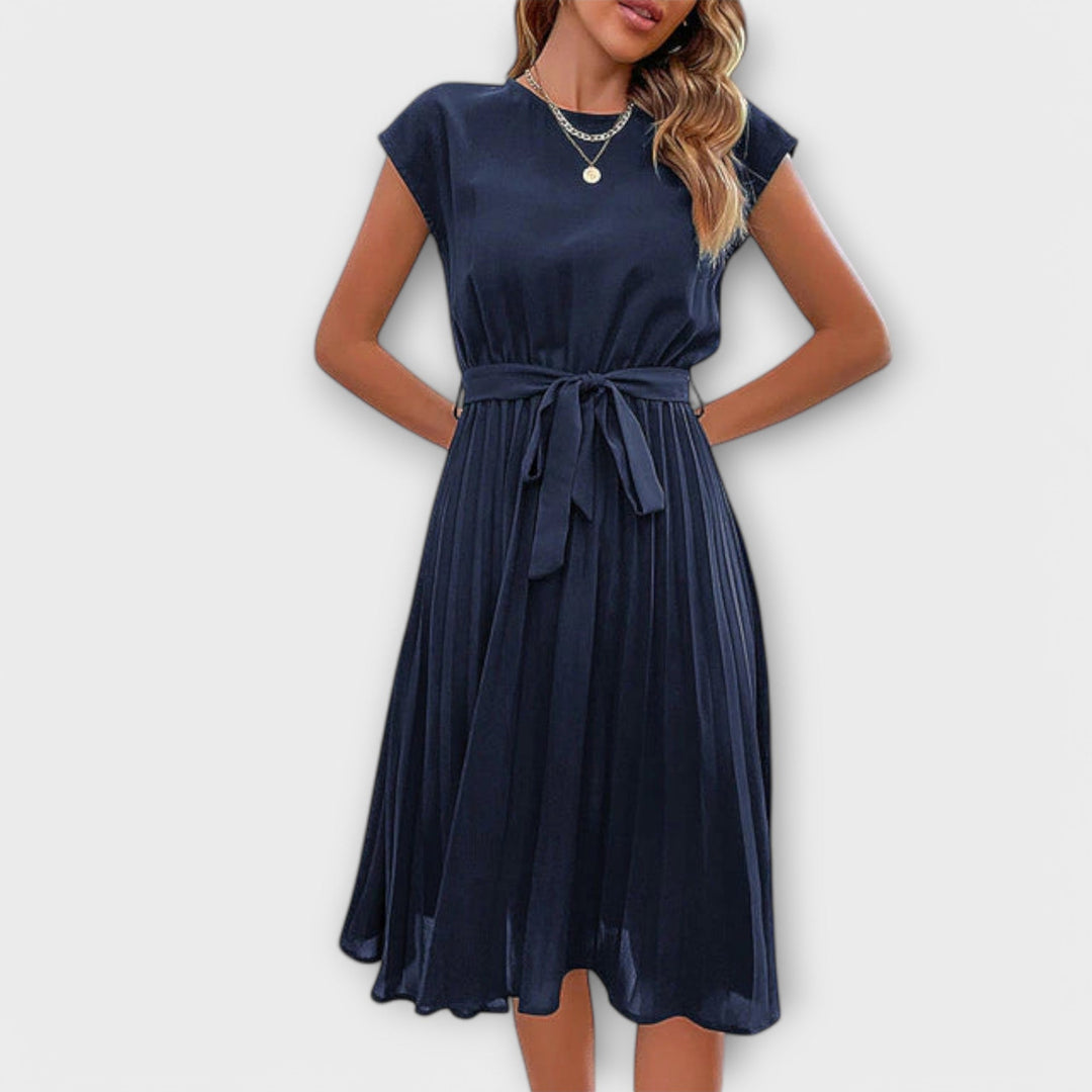 KATHLEEN / CLASSIC BELTED MIDI