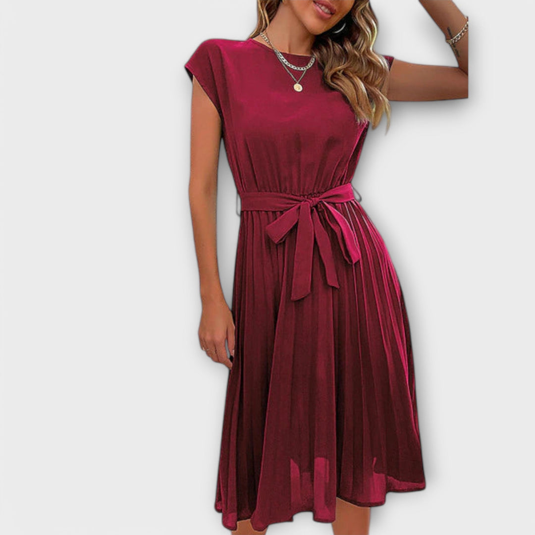 KATHLEEN / CLASSIC BELTED MIDI