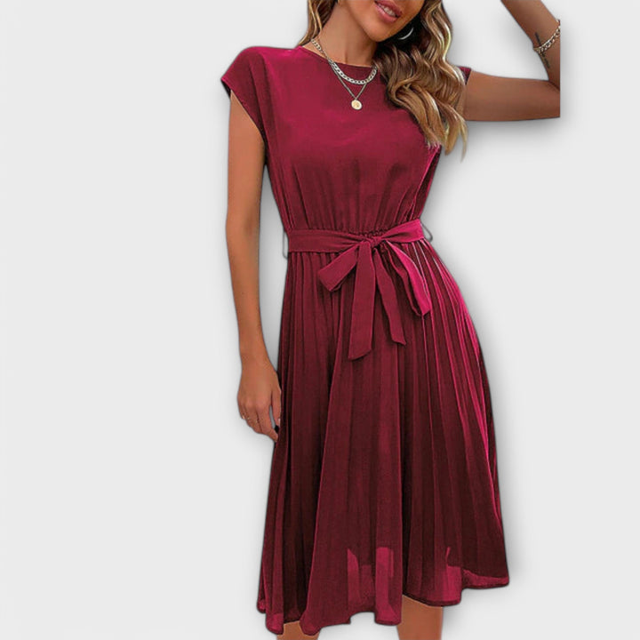 KATHLEEN / CLASSIC BELTED MIDI