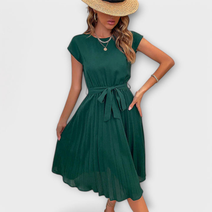 KATHLEEN / CLASSIC BELTED MIDI