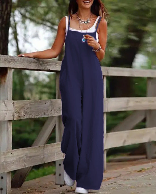 ROSE / SLEEVELESS JUMPSUIT
