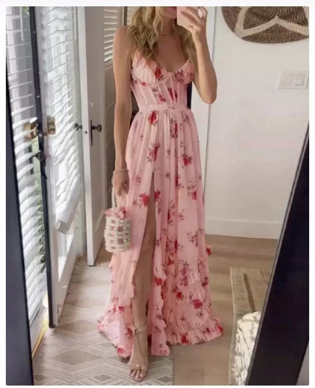 IRISELLE / FLORAL MAXI DRESS