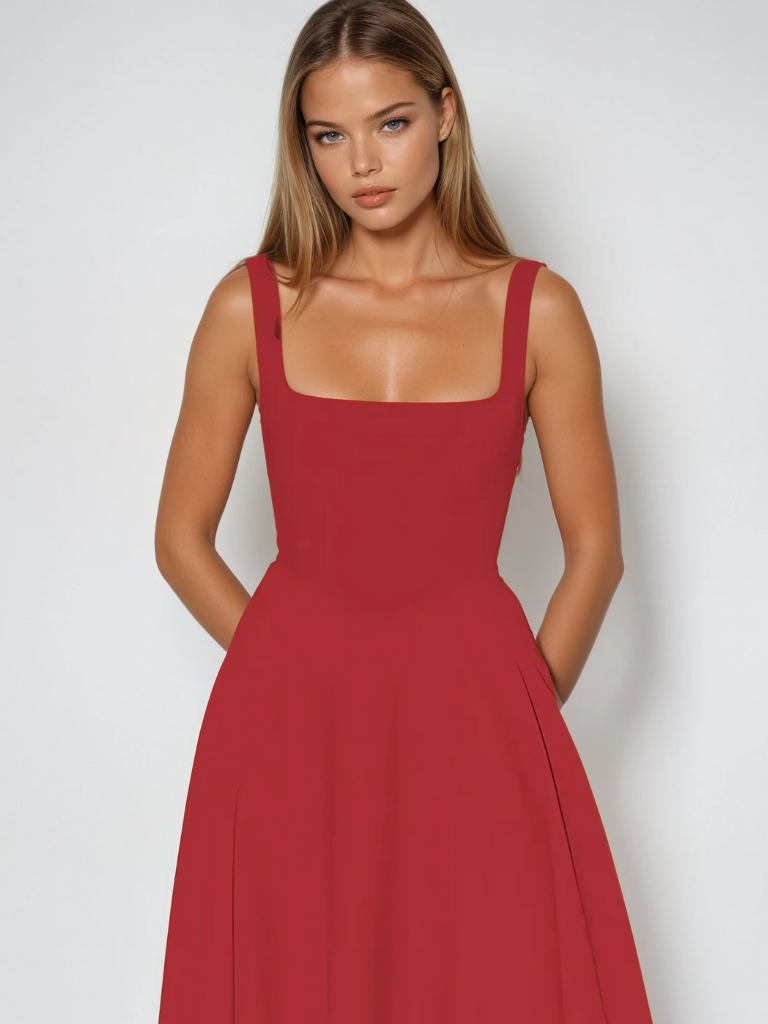 ATHENA / ELEGANT MIDI DRESS
