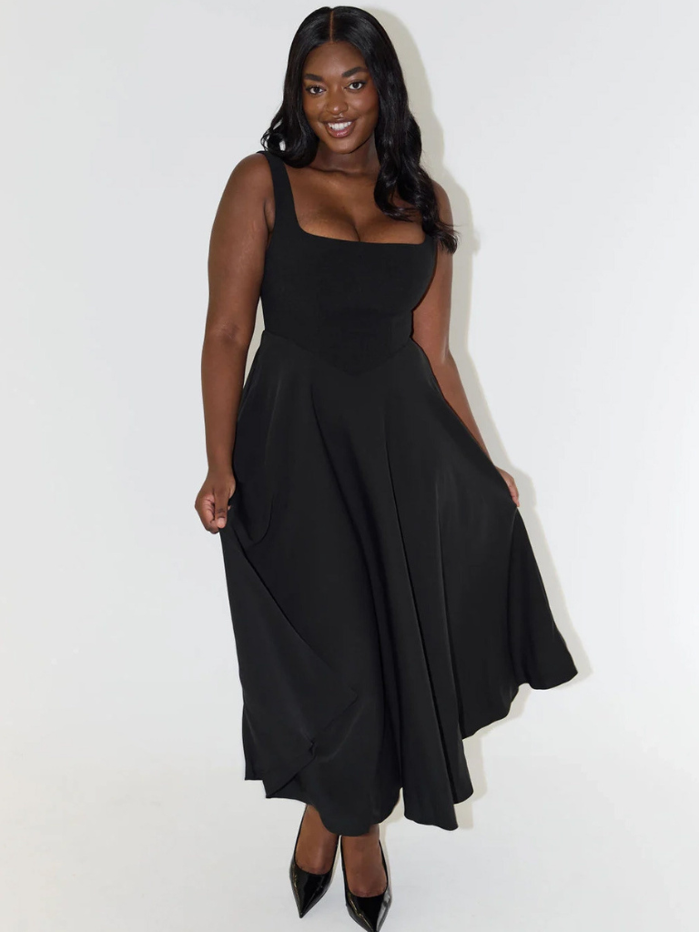 ATHENA / ELEGANT MIDI DRESS