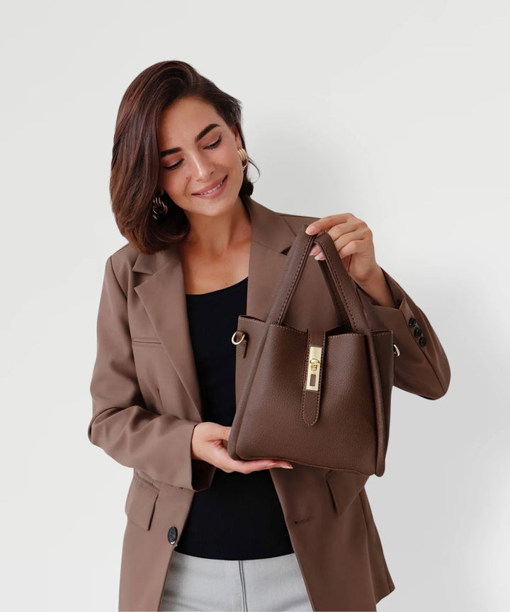 KARIS / LEATHER SHOULDER BAG
