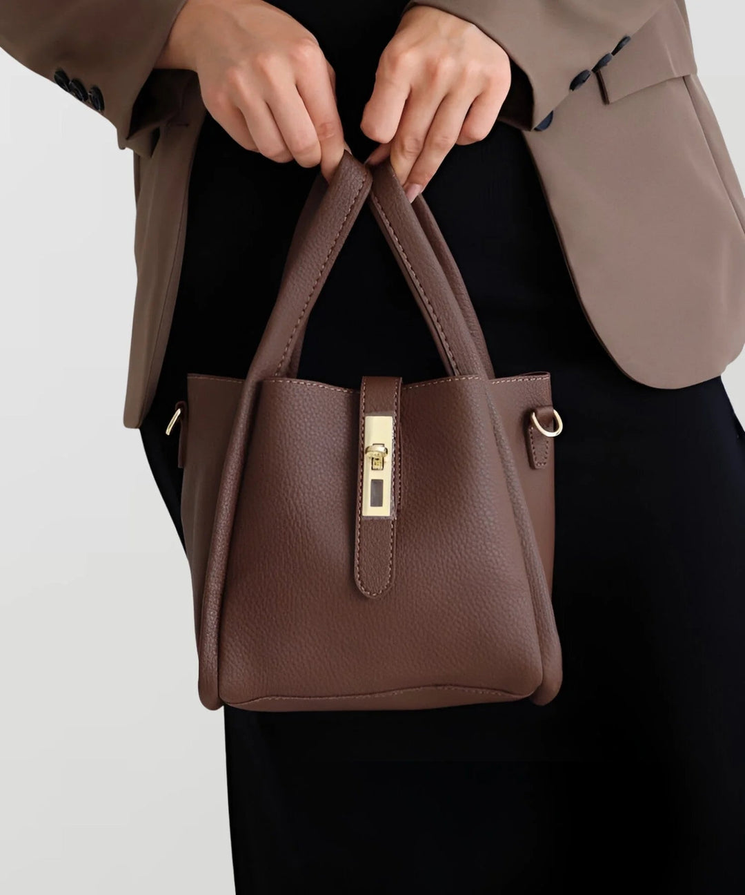 KARIS / LEATHER SHOULDER BAG